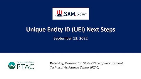 Unique Entity ID (UEI) Next Steps