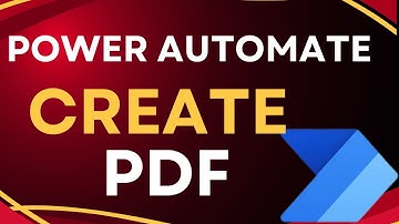 Power Automate Generate PDF from SharePoint List Items | How to create a PDF file in Power Automate