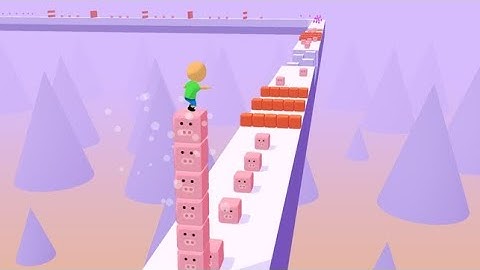 Cube Surfer Gameplay - Voodoo Game (iOS, Android)