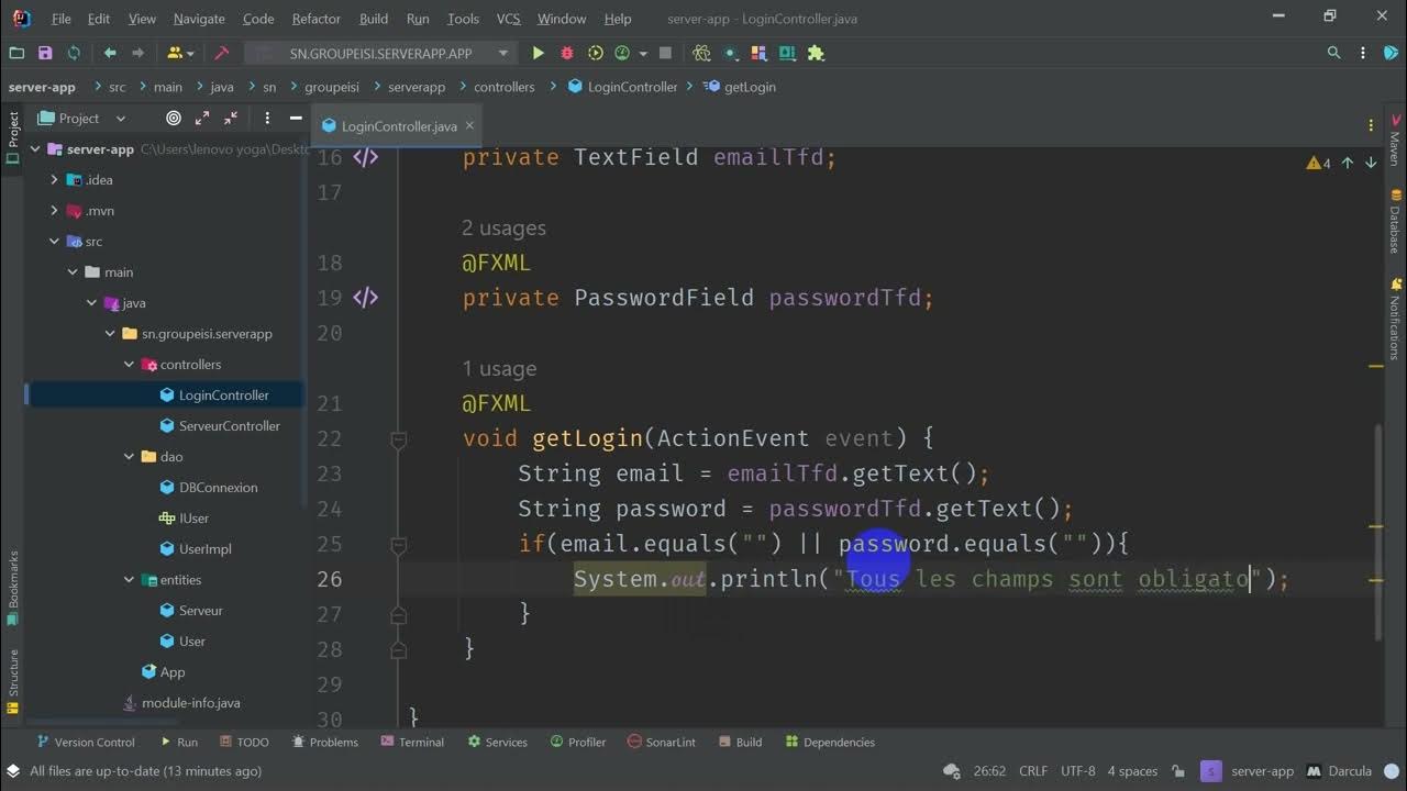 JavaFX JDBC MySQL SceneBuilder Suite 1 - YouTube