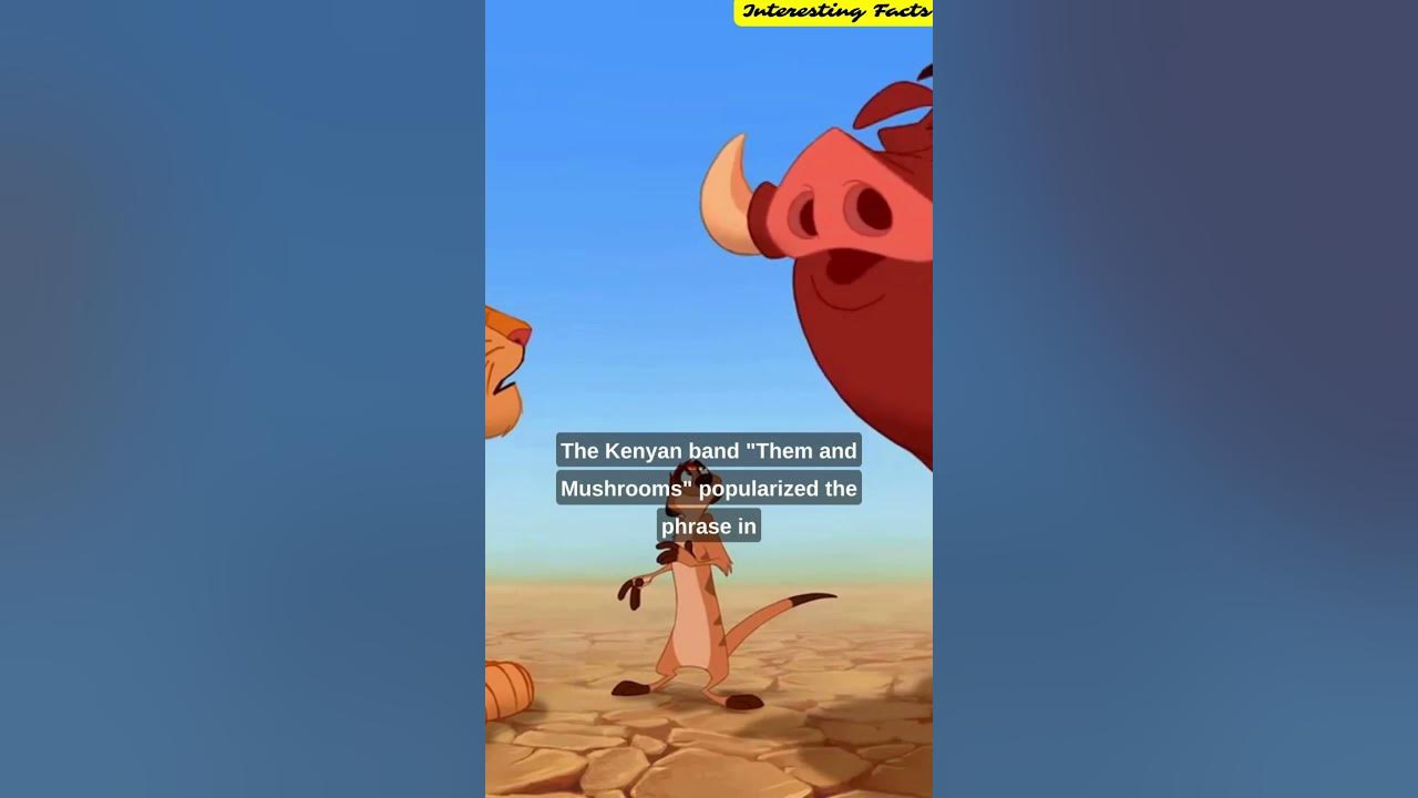 Hakuna Matata: From Africa to Hollywood🦁 #hakunamatata #disney #shorts