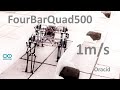 FourBar500 - Quadruped - 1m/s speed