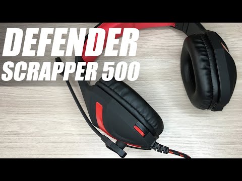 Обзор Defender Scrapper 500 // Бюджетные игровые наушники