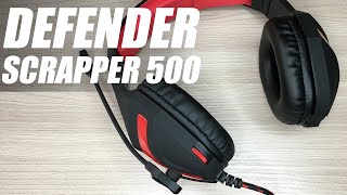 Обзор Defender Scrapper 500 // Бюджетные игровые наушники