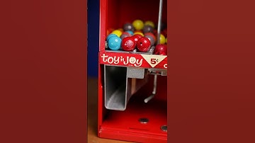 How a Coin Gum-Ball Machine Works on the Inside!