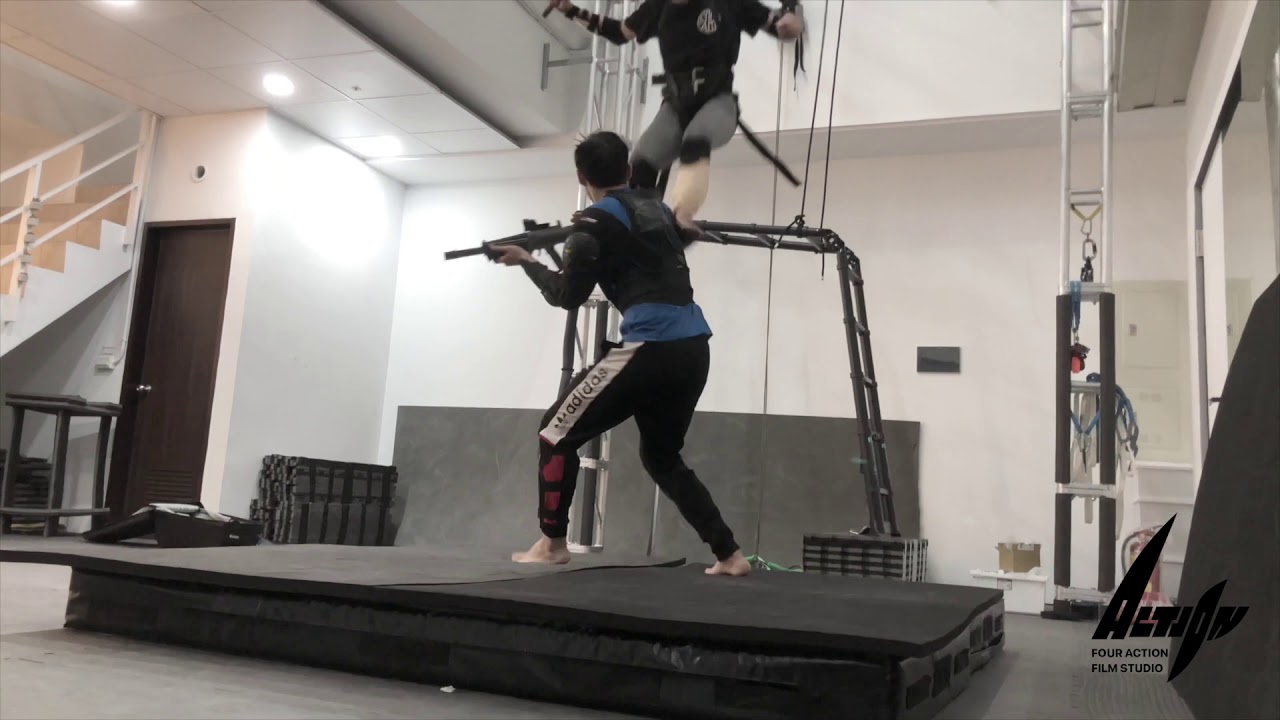 Stunt training in January 2020 - Stunt Rigging - YouTube