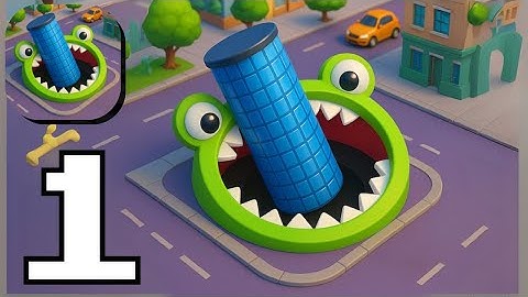 Hole.io - Gameplay Walkthrough Part 1 (Android,iOS) NEW UPDATE