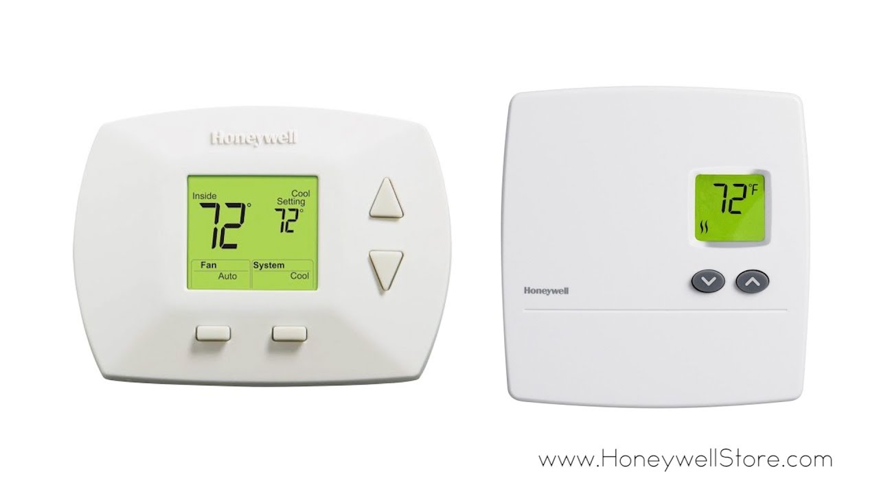 Common Features for Honeywell Digital Non-Programmable Thermostats