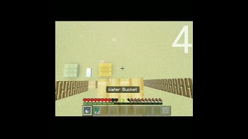 Top 5 best idea to get no fall damage in Minecraft || #shorts