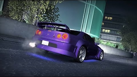 Nissan Skyline GT-R R34 in NFS Carbon Redux