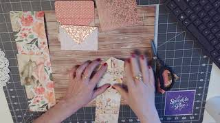 Using Scraps to make pocket envelopes Tutorial - No Measuring needed