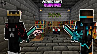 MAKE A EPIC AND MAX ENCHANTING ROOM IN MY MINECRAFT SURVIVAL SERIES #PART6