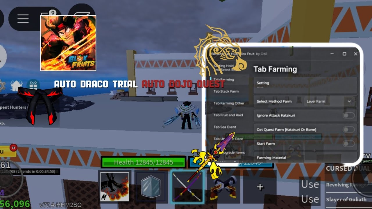 [UPDATE 24] BLOX FRUIT SCRIPT | Banana Cat Hub | Auto Draco Trial ...