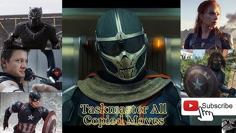 Taskmaster All Copied moves from other Avengers