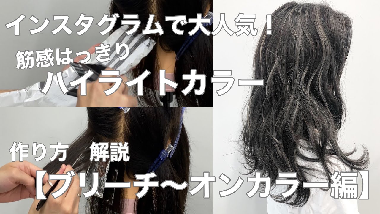 技術解説動画 インスタで人気の筋感しっかりハイライトカラーの作り方 ブリーチからオンカラー全てお見せします バレイヤージュカラー グラデーションカラー Alive Kichijoji 白土諒 Youtube 技術解説動画 インスタで人気の筋感しっかりハイライトカラーの作り方 ブリーチからオンカラー全てお見せします バレイヤージュカラー グラデーションカラー Alive Kichijoji 白土諒 Youtube