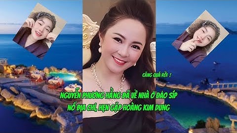Nguyễn Phương Hằng đã về Nhà ở Đảo Síp. Hoàng Kim Dung báo Cảnh Sát chưa ?. Nổ Địa Chỉ đi ...