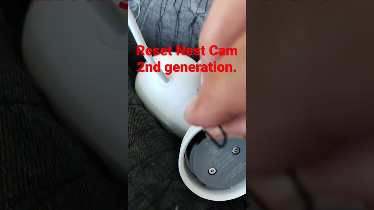 Reset Nest Camera Indoor Reset Nest Cam 2nd generation(wired) camera. - YouTube