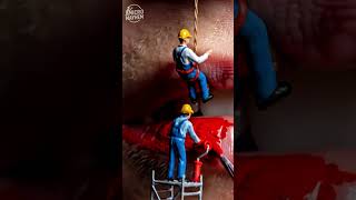 Tiny Painters Lipstick Touch-Up... On A Human?