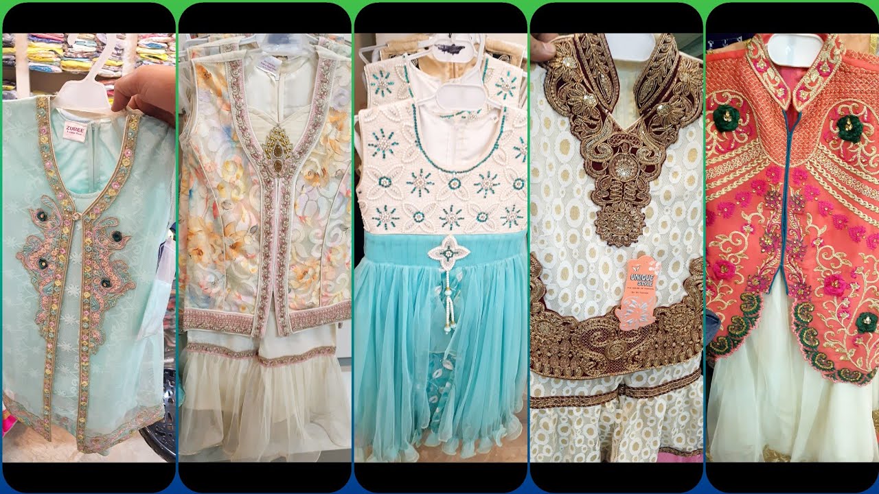 2020 Super Eid Collection For 4 to 10 Years Girls Baby/Latest Kids Summer Outfits Designs