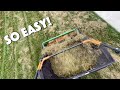 A BETTER WAY To Collect Your THATCH - Dethatching and Overseeding