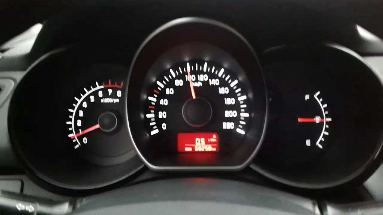 Часы kia rio