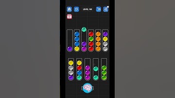 Lv 195 Ball Sort Puzzle - Color Game (Guru Game)  #ballsortpuzzle