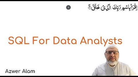 SQL for Data Analysts Lesson -1 - Introduction to Data Analysis and SQL || Urdu