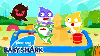 OUCH! Thief Baby Shark Got a BooBoo at Kindergarten | Baby Shark Stories | Baby Shark Official