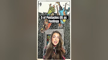 Tarot Cards as Feelings: 5 of Pentacles REVERSED #shorts #tarotcardmeaning #howdotheyfeel #tarot