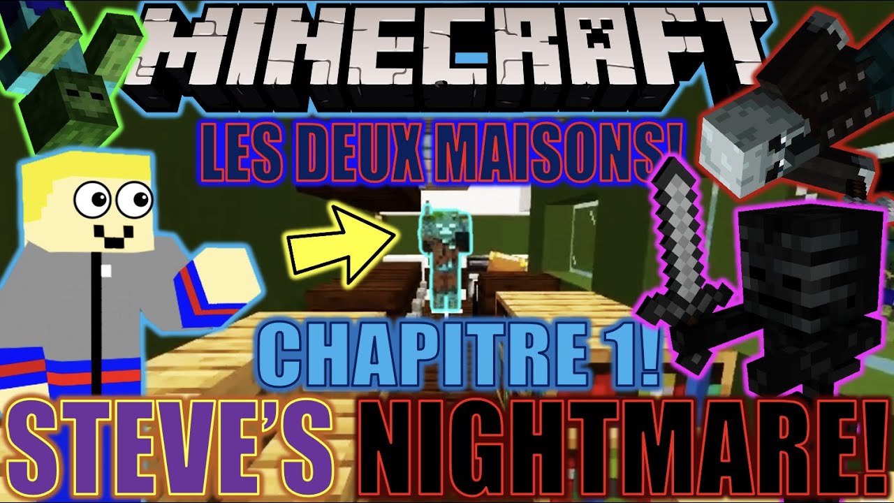UN TERRIBLE CAUCHEMAR! | Minecraft Steve's Nightmare Chapter 1 - YouTube