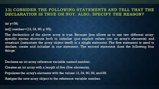 Array in Java | Interview Questions & Answers