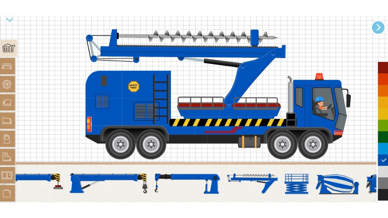 Building a Heavy Earth Driller In Labo Construction Truck