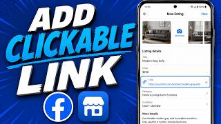 How To Add Clickable Link On Facebook Mobile Marketplace [2026 Guide]