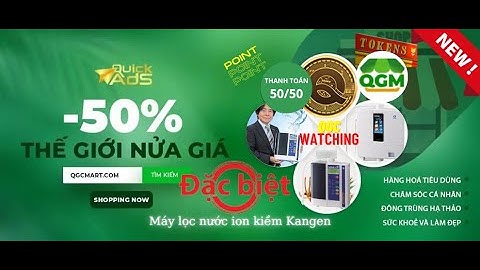 Review Máy lọc nước ion kiềm Kangen K8 | Quick Ads Channel