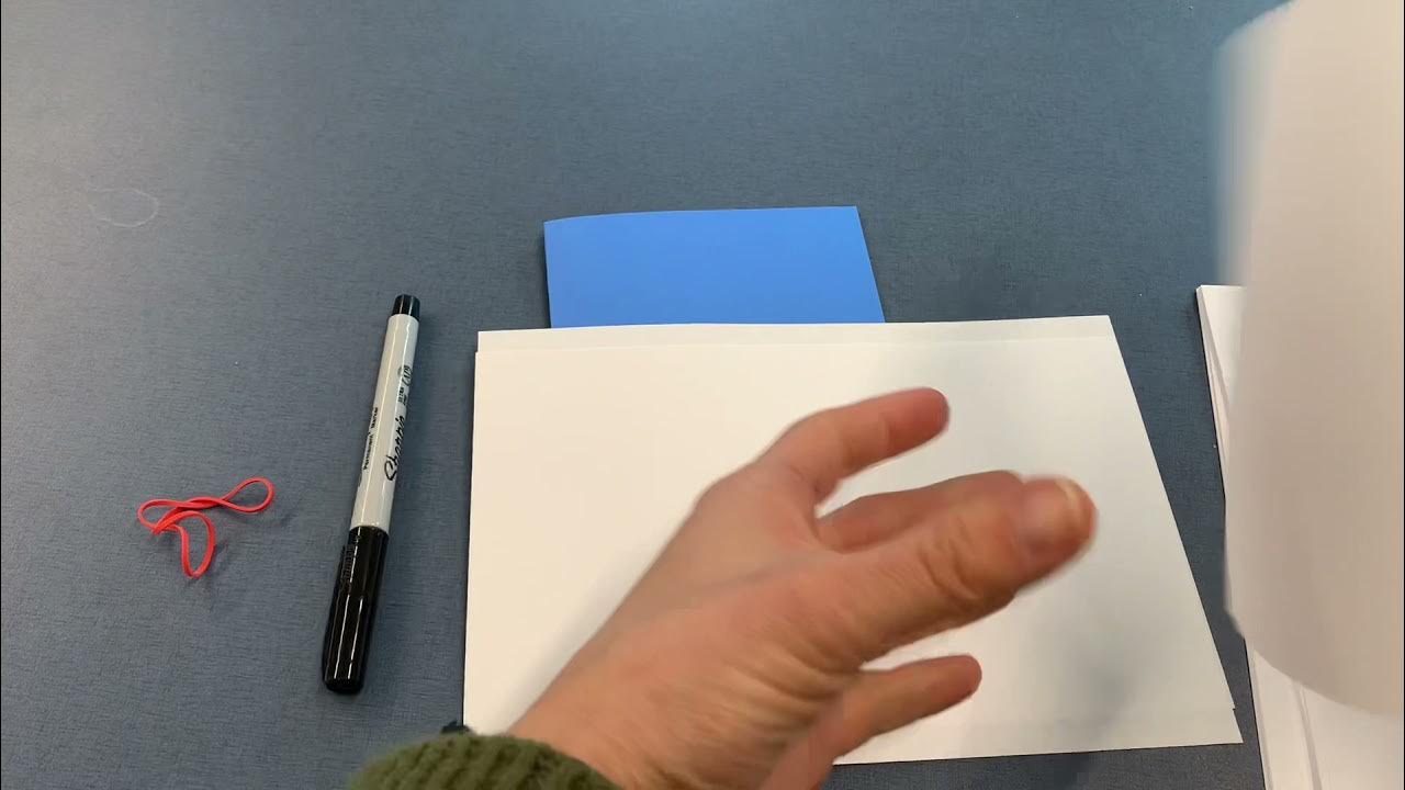 How to make a paper book YouTube