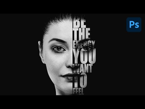 Photoshop Text Portrait Effect – Quick & Easy Tutorial
