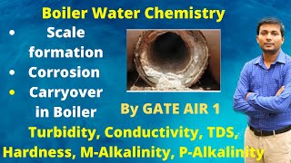 Part1Boiler water chemistry | Scale formation| Turbidity, Conductivity, TDS, Hardness & Alkalinity