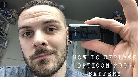 DIY How To Replace The  battery in Opticon 2002 Barcode Scanner
