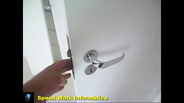 O que usar para limpar fechadura de porta?