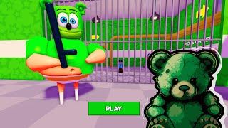 ROBLOX ! (NEW) GUMMY BEAR PRISON RUN OBBY (NEW). FULL GAMEPLAY! ALL BOSSES! #roblox