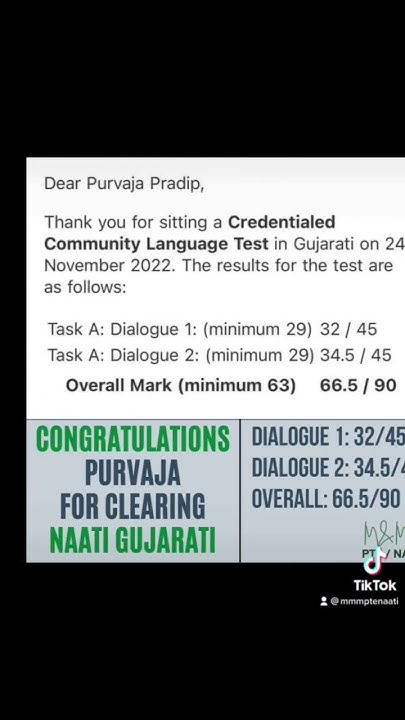 Many Congratulations Purvaja For Clearing NAATI Gujarati M And MM PTE many-congratulations-purvaja-for-clearing-naati-gujarati-m-and-mm-pte