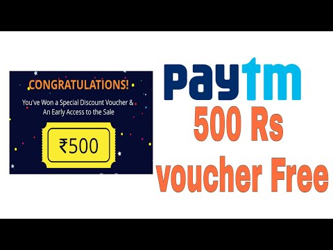 FREE PAYTM ₹500 DISCOUNT VOUCHER | MUST WATCH