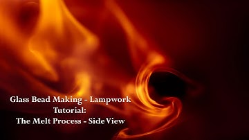 QUICK #lampwork Tutorial: A Detailed Look At The Melt Process From The Side Rather Than The Front