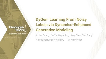 KDD 2023 - Learning from Noisy Labels via Dynamics-Enhanced Generative Modeling