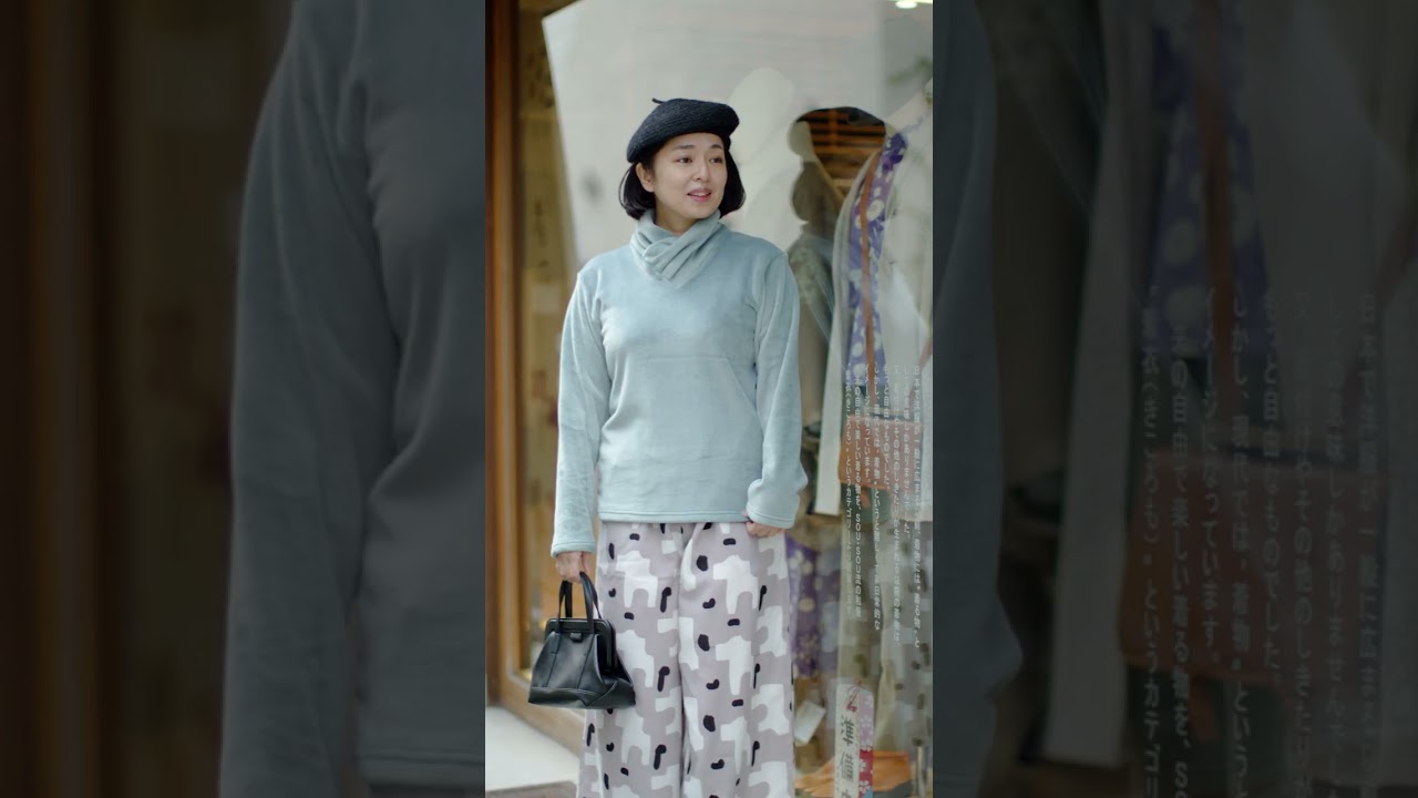 【白雪姫さま専用】sousouゆかたみたて百花　抜衿ジバン濡羽色セット　ソウソウ 抜衿ジバン 七分丈／濡羽色（ぬればいろ）