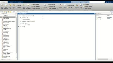 MATLAB as calculator
