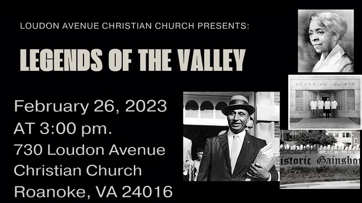 Legends of The Valley Black History Presentation -...