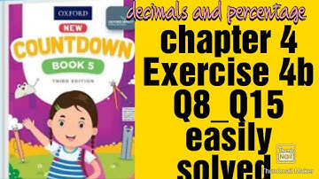 oxford new countdown book 5 third edition || chapter 4 || Exercise 4b || Q8_Q15 solved