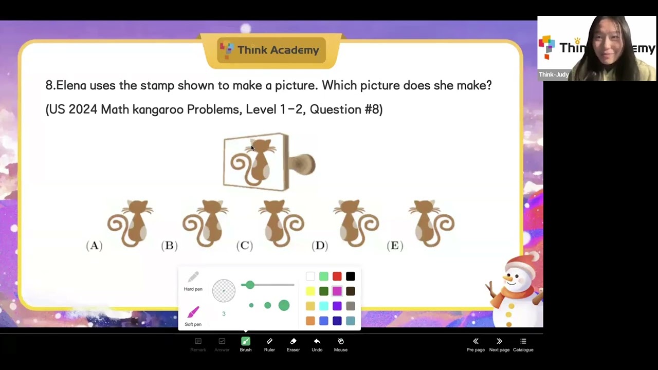 US 2024 Math Kangaroo Problems Lv1-2 Question7&8 - YouTube