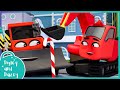 Creative Construction With Ice 🚧 🚜 | Digley and Dazey | Kids Construction Truck Cartoons